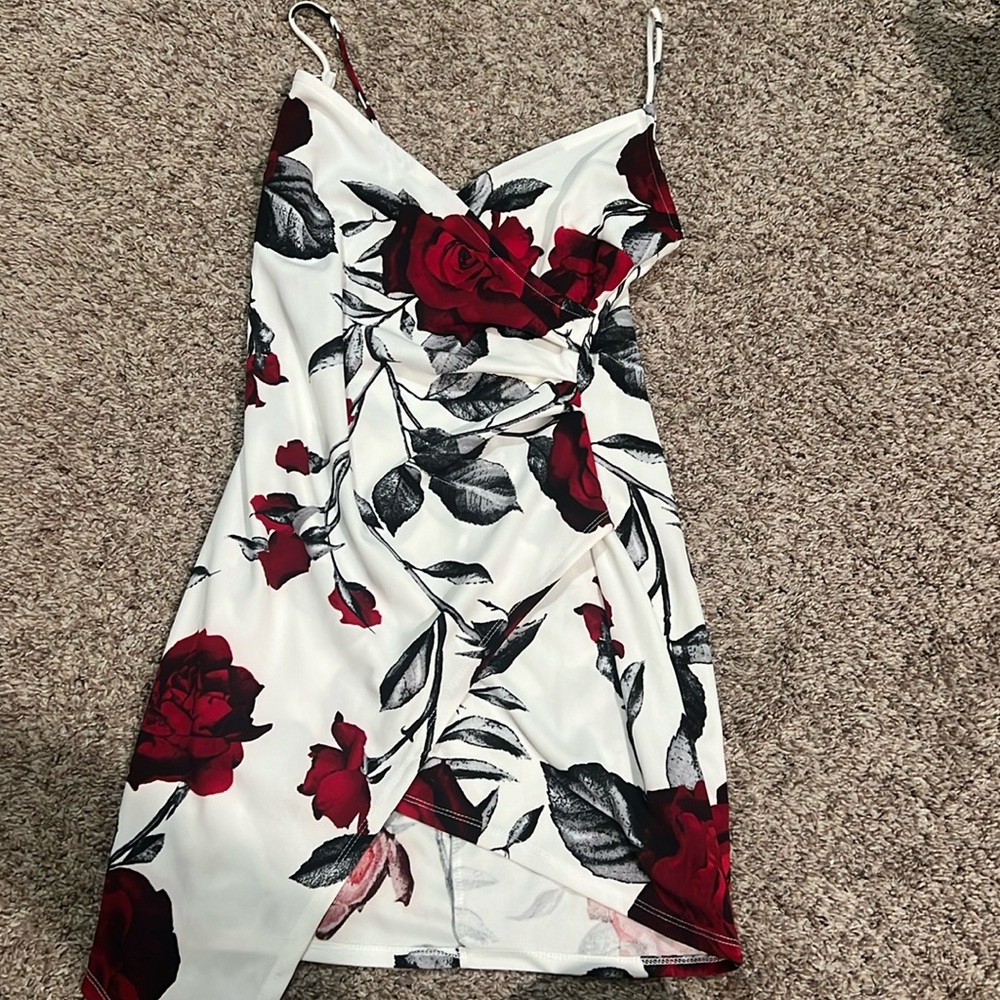 Rose slim fitting dress